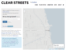Tablet Screenshot of clearstreets.org